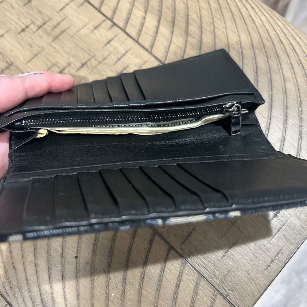 Dior Vertical Long Wallet Beige and Black Oblique Jacquard - Picture 5 of 6